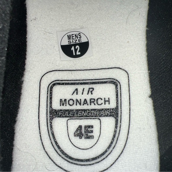 Nike Air Monarch IV Sneakers Red/White/Black Men's - Size 12EEEE - Picture 11 of 12